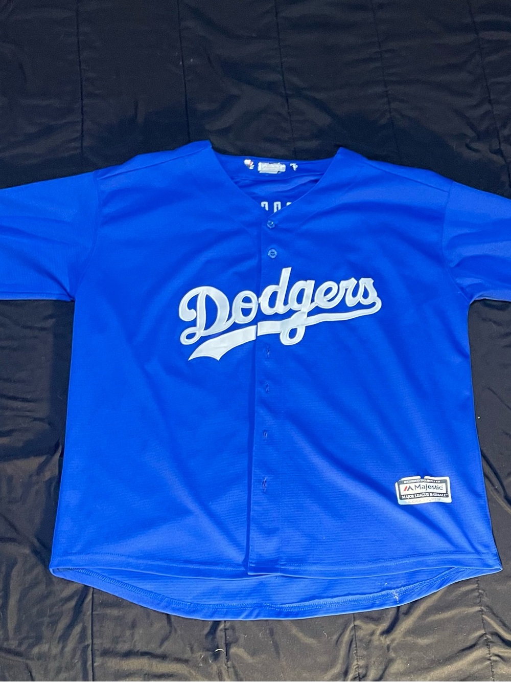 Majestic Cool Base Los Angeles Dodgers Walker Buehler #21 Blue Jersey Size XL